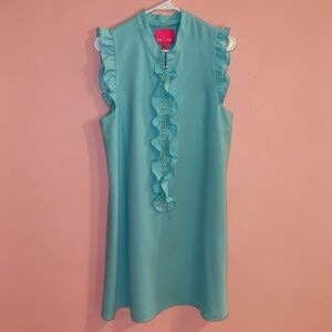 Lilly Pulitzer Adalee Shift Dress in Blue Ibiza Size 12